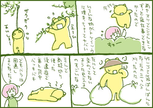 背筋マンガ