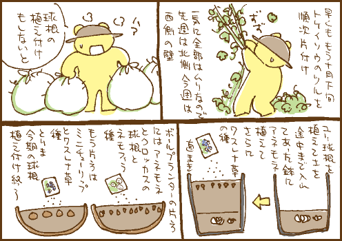 支度マンガ