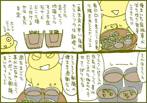 発芽マンガ