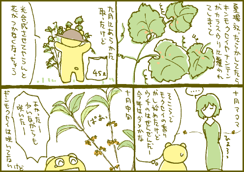 開花マンガ