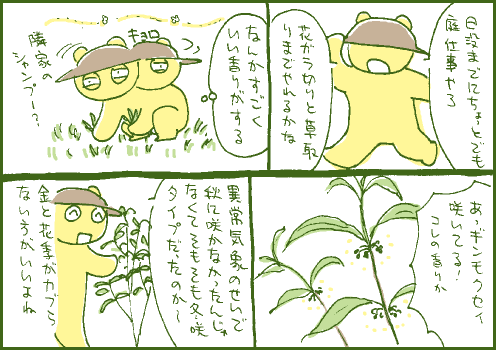 開花マンガ