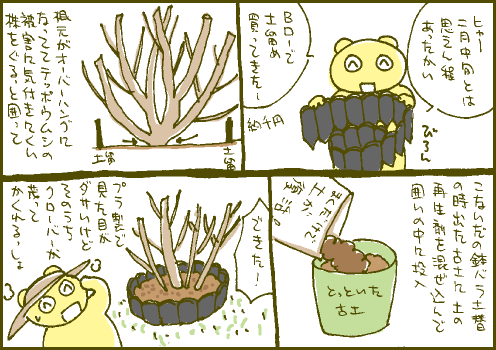 設置マンガ